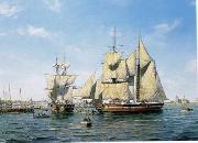 unknow artist, Seascape, boats, ships and warships. 112